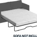 4 Inch Full Size Sleeper Sofa Mattress for Couch,Ultra Soft Removable Cover, Replace Pull Out Sofa Bed Mattress,Non-Slip Bottom, Supportive Seat Pad for RV, Bed, Dorm 53 * 72 * 4 in.