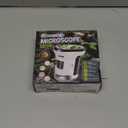 Gleamkid Microscope for Kids, 1000X Portable Pocket Microscope Miniscope, with 2” LCD Screen Handheld Kids Microscope,Adjustable LED, 600mAh Battery, USB to PC,32G SD Card, for Kids 8-12-White