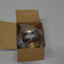 All Metal Tip-Toe Bathtub Drain Kit with Two-Hole Overflow Faceplate and Universal Fine/Coarse Thread Assembly, Bath Tub Drain Kit fits All Bathtub -Brushed Gold