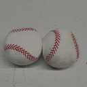 HyDren 2 Pcs Plush Baseball Pillows Fluffy Soft Stuffed Sports Throw Pillows Cute Baseball Shaped Cushions for Bedroom Nursery Room Decoration (4.7 Inch)