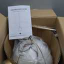 White Gold Pendant Light 3-Light Socket Large Pendant Light Fixture with Adjustable Pendant Rod 12in Dome Kitchen Pendant Lighting for Kitchen Island Dining Room Kitchen Sink, E26