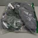 Genina Chair Seat Covers Waterproof Dining Room Chair Covers 4 Pack Stretch Seat Covers for Dinning Room Chair Protector Slipcover for Kitchen, Hotel (4, Flower Pattern-Dark Gray)