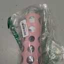 Lifefactory 22-Ounce Glass Water Bottle with Active Flip Cap and Protective Silicone Sleeve, Desert Rose