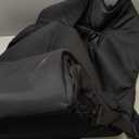 J.L. Childress Padded Backpack Car Seat Bag - Car Seat Travel Bag for Airplane, Fits Most Baby & Infant Carriers & Bootsters, Accessories for Gate or Baggage Check, AirTag Compatible - Deluxe, Black