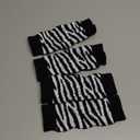 PETAXCELL Dog Leg Warmers, Soft Dog Elbow Protector Sleeve Joint Protection Striped Winter Warm Knitted Pet Leg Sock, (Black White, XL, 4Pcs), Intended for Small/Medium/Large Puppies Cats