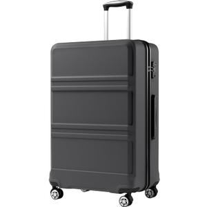 Kono 28 Inch Luggage Expandable Suitcase with Spinner Wheels TSA Lock, 28-inch Large-checked