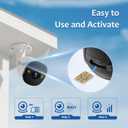 8 x Prepaid 5G/4G LTE Data SIM Card Support AT&T, T-Mobile Network, USA Data Only SIM Card for Unlocked Security Cameras/Smart Phone/Tablet/Mobile WiFi Hotspot/Smart Watch, No Contract