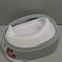 Ingenuity Ready Set Go Potty Training Toilet, Removable Bowl, Non-Skid Bottom, Wide Stable Base, Age 18 Months & Up, White & Grey