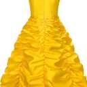 Princess Costume Dresses for Girls Costumes Halloween Cosplay Birthday Outfit Yellow (Yellow), 

Size: 4(120)