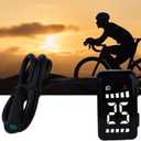 Electric Bike LCD Display, LCD Display Meter, DZ40 LCD Display E Bike Screen, E-Bike Display Meter Control Panel Electric Scooter Panel Screen for Electric Bikes