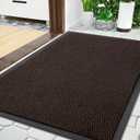 Yimobra Doormat Outdoor Indoor Entrance 36 x 24, All-Season All-Weather Front Door Mat, 100% Waterproof Welcome Matt for Floor Garage Outside Entry, Stain and Fade Resistant