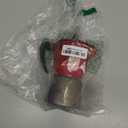 Imusa USA Red Aluminum Stovetop 6cup Classic Italian and Cuban Espresso Maker (B12043T), Silver/Red