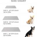 Crate Pads for Dog Cages Soft Tricot Kennel Pad Anti-Slip Dog Bed Mat for Crates Durable Washable All Season Pet Beds Grey 24180.2inch