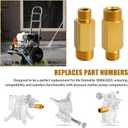 308862003 Pressure Washer Pump Outlet Tube, Compatible with Homelite HL252300/UT80953 & Ryobi RY80940B/RY80533/RY80930 Gas Pressure Washers - 2 pack