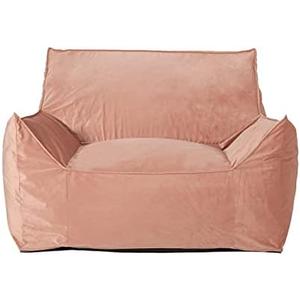 Christopher Knight Home Loubar Bean Bag Chair with Armrests - Velveteen - Pink