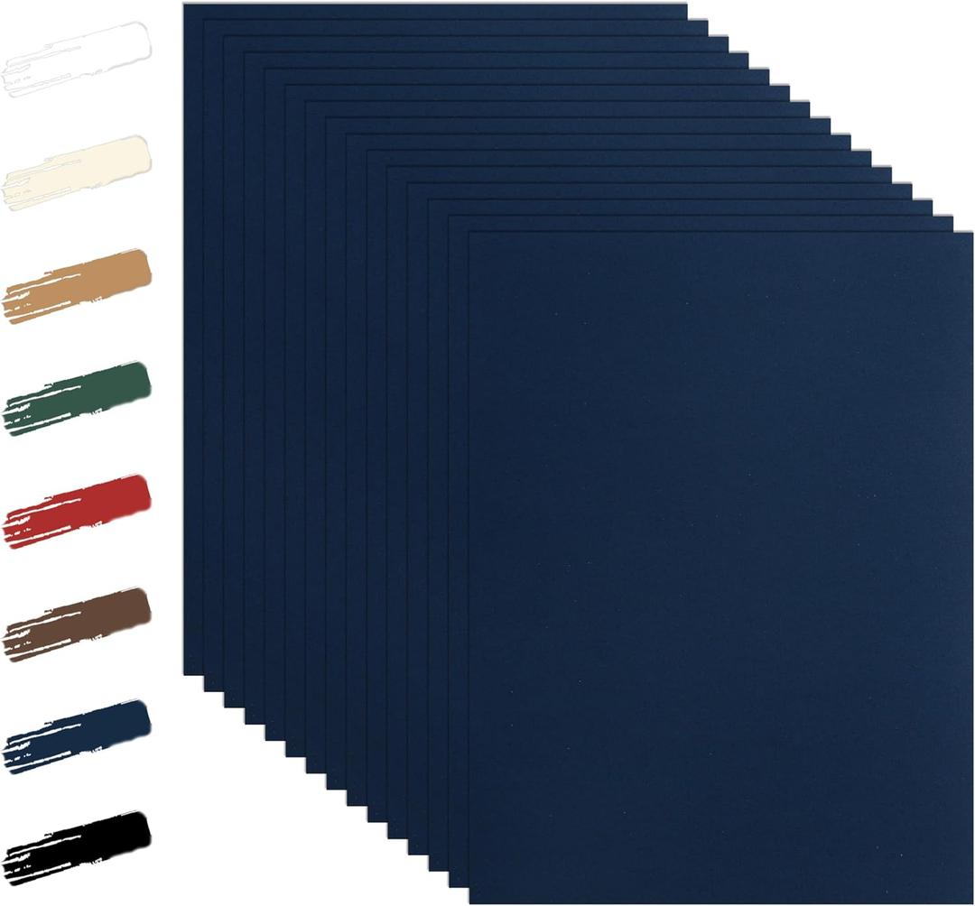 Guakicae 100 Sheets Navy Blue Cardstock 8.5 x 11 Certificate Paper 92lb