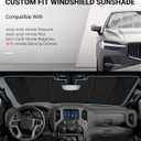 Pigenius Windshield Sunshade for Honda Passport 2019-2025, Pilot 2016-2022, Ridgeline 2017-2026. with Sensing Camera - AstraGuard