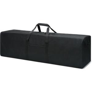 Urbanstand 52 Inch Large Duffle Bag for Travel Camping Sport Equipment Storage Bag with 2-way Lockable Zippers (Black)