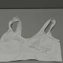 The Original Ahh Bra, Wire-Free Comfort Bra, 96% Nylon 4% Spandex, Wide Straps, Seamless Full Coverage (3X, White)