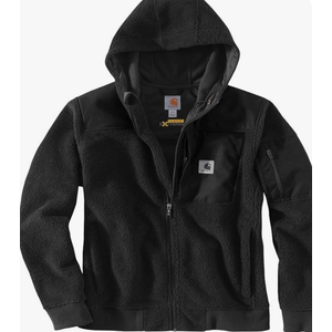 Carhartt Mens Yukon Wind Fighter Fleece Active Jacket Fleece Jacket, Black, Small