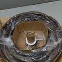 Lamp Shades for Floor Lamps Pendant Light Replacement, 3-Tier Drum Lamp Shade with Black Rattan Woven for Living Room Dining Hall Bedroom (Black-Woven)