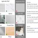 White Wave-Design Pet-Proof Tissue Box Holder - Wall-Mounted, Dual Dispenser Organizer for Kitchen, Office, Outdoors - ABS+HIBS Material, Transparent Lid, Damage-Free Adhesive