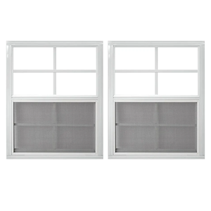 18" x 23" Shed Windows 2 Pack,Small Windows with Tempered Glass - Flush Mount | Ultimate Choice for Chicken Coop, Greenhouse, Garage, Playhouse