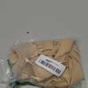 KEKING Thigh High Compression Stockings Footless, Unisex, 20-30mmHg Leg Support Compression Sleeves with Anti-Slip Silicone Band, Opaque, Treatment Swelling, Varicose Veins, Edema, DVT, Beige Small