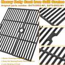 Replacement Grill Parts for Charbroil Performance 5 Burner 463347519 463275517 463347518 18" Grill Grate Burner Heat Plates for Char-Broil 4463243519 463373019 463243518 463373319 Gas Grill Parts Kit