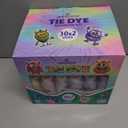 30 Colors Tie Dye Kit, Tie Dye Set for Kids, Pre-Filled Tye Dye Bottles, Non Toxic Permanent Fabric Dye Art Set, Easy DIY Fabric Art - Create Fun (30 Colors)