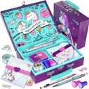 Pretty Me Unicorn Stationery Set for Kids - Birthday Gifts for Girls Ages 6, 7, 8, 9, 10 to 12 Year Old Age - Stationary Letter Writing Art Kit - Best Girl Birthday Gift - Preteen Craft Toys, Presents
