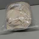 H.VERSAILTEX Armless Accent Chair Covers Thick Velvet Armless Chair Slipcovers High Stretch Chair Covers for Living Room Hotel Machine Washable Furniture Protector with Elastic Bottom, Ivory