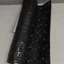 DEXI Bathtub Mat Non Slip, Extra Long 39x16, Suction Cups, Drain Holes, Machine Washable for Tub Shower Floor, Black