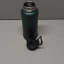 Insulated Water Bottle with Silicone Boot (36hrs Cold/18hrs Hot) - DIY Stickers, [2-in-1 Lid], BPA Free, 32 oz (Jungle-Black)