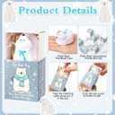 Soulchen 30 Sets Small Mini Christmas Positive Gifts for Coworkers Employee Bulk Xmas Pull Back Cars Toys Office Thank You Support Boxes Christmas Holiday Party Favors (Polar Bears)