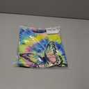 SunFoucs Girls Kids Shirts Size 5-12 Tie Dye Casual Tshirt Short Sleeve Crewneck Tee Top (8-9 Years, Butterfly 04)