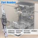 W10837249 Dishwasher Lower Spray Arm for Whirlpool Dishwasher Lower Wash Arm Compatible with WDT750SAHZ0 WDTA50SAHZ0 WDT970SAHZ0 Replaces W10629546 W10838302 AP5988717 PS11727921
