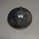 laveliabel Black Cat Wildflower Round Canvas Art Wall Decor, Dark Academia Cat Framed Canvas Prints, Moody Gothic Farmhouse Round Hanging Wall Decor for Home Bedroom Gallery, 10x10 Inches