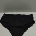 Absorbent Incontinence Underwear for Women Washable Urinary Leak Proof Brief Cotton 56 ML for Maternity Postpartum (Black XXL) (2X-Large)