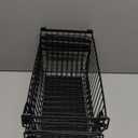 4 Pcs Stackable Wire Baskets for Pantry Organizers and Storage,Vegetable Fruit Basket for Countertop,Kitchen Storage Metal Baskets,Produce Potato Onion Storage Bin,Black