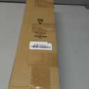 Black Double Curtain Rod, 36 to 72 Inch Dual Curtain Rods with Aluminium Modern End Cap Finials, 1 Inch Adjustable Heavy Duty Window Treatment Rods, Telescopic Metal Double Drapery Pole Set