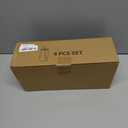 Drinking Glasses with Bamboo Lids and Glass Straw 4pcs Set - 16oz Glass Cups, Iced Coffee Glasses, Cute iced Tea Glasses, Beer Glasses, Ideal for Coffee Bar Accessories, Aesthetic Gift - 2 Brushes