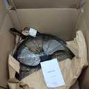 Amazon Basics 18" High Velocity Industrial Fan, Floor Fan, with 3 Speeds, Tilt Head, ETL-Listed Safety Compliance, Metal Housing/Blades, Ideal for Industrial/Commercial Space/Garage/Gym, 100W, Black