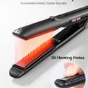 0.5 Inch Mini Flat Iron Adjustable Temp, Desalo 100-240V Mini Hair Straightener, Anti-Scald Design Small Flat Iron for Short Hair, Curls Bangs, Dual Voltage for Travel, Rose Gold