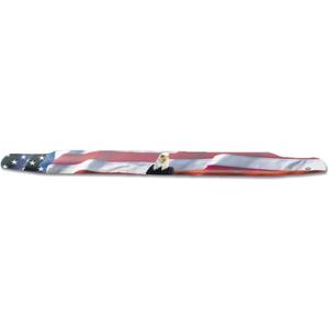 Husky Liners Hood Protector w/American Flag | Fits 2006-2008 Lincoln Mark LT Behind Grille; 2004-2008 Ford F-150 Behind Grille, High Profile/Bug Shield - 1 pc., Multi-Colored-USA | 2818033