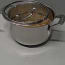 Cuisinart Contour Stainless 5-Quart Dutch Oven with Glass Cover, Silver