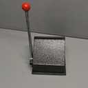 Business ID Card Cutter Die Cutter Black Manual Credit Card Imprinter Kit with 0.76mm Cutting Thickness for Standard PVC Photo Business