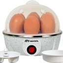 truTRTL Electric Egg Cooker | Boils upto 7 eggs | Poacher | Omelet maker | Vegetable steamer, dumpling & More | Marble