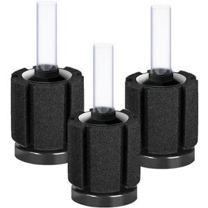 AQUANEAT 3 Pack Aquarium Bio Sponge Filter Breeding Fry Betta Shrimp Nano Fish Tank (Small up to 10Gal)