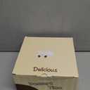 Cute Kawaii 3D Ceramic Mug with Saucer -Smiley Face Coffee & Tea Cup- Fun Aesthetic Gift for Women, Friends & Coffee Lovers - Microwave & Dishwasher Safe